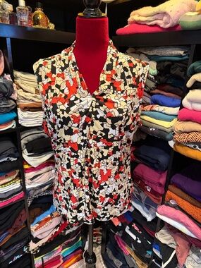 #447. 🪷Evan Picone tank blouse. Large